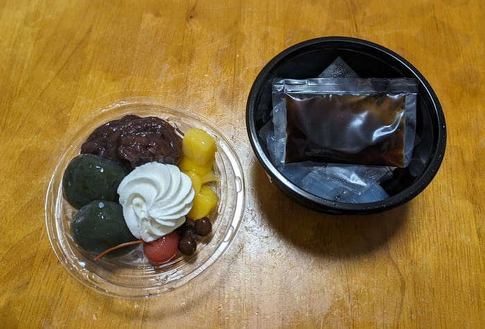 寒天と黒蜜