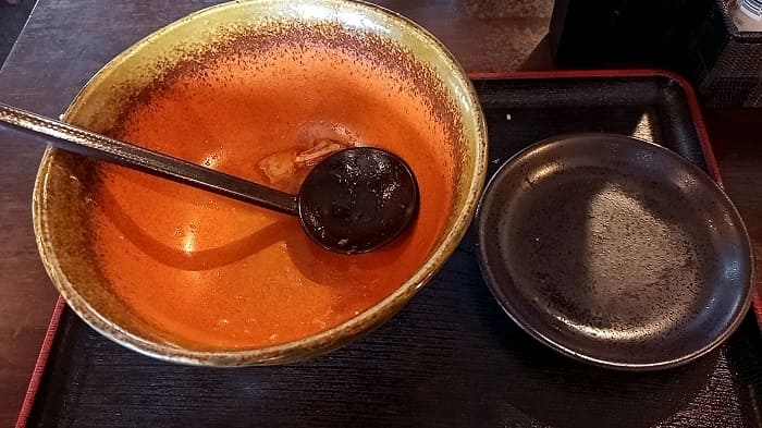 かき揚げうどんを完食