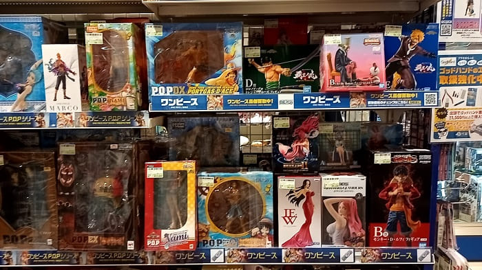 ワンピースのフィギュア