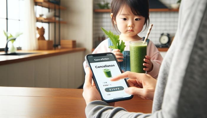 こどもバナナ青汁の解約について