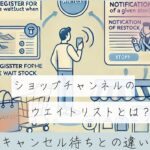 ショップチャンネルのウエイトリストとは?キャンセル待ちとの違い