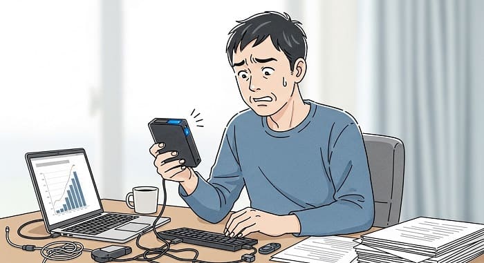 外付けHDDの寿命は何年?故障サインと延命法を解説